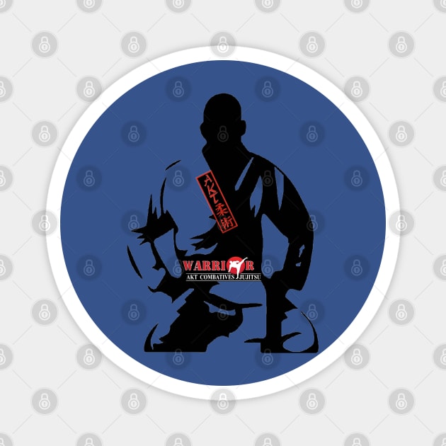 Kneeling Warrior AKT Combatives Jujitsu Magnet by AKTionGear